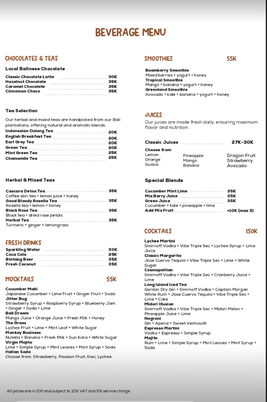 Menu page 4